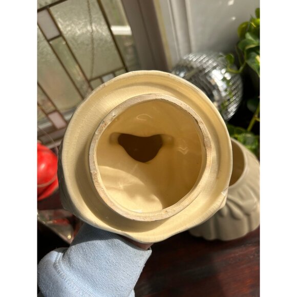 Vintage ACPO American Pottery Co. Ceramic white Dutch girl cookie jar - Picture 3 of 10